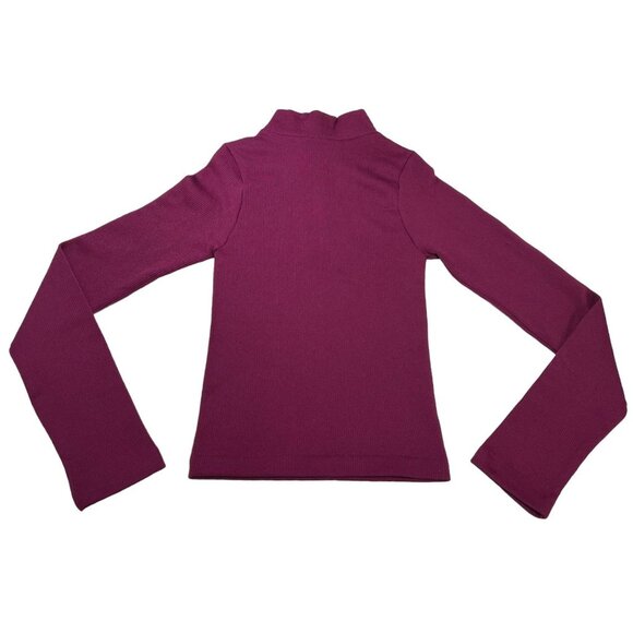 Rue 21 - Women's 1/2 Zip Long Sleeve Shirt - Purple - Extra Small - Picture 2 of 14